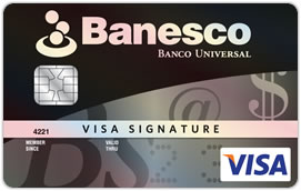 Tarjeta de Crédito Banesco Visa Signature