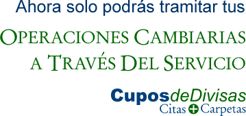 Ahora solo podrás tramitar tus operaciones cambiarias a través del servicio cupos de divisas citas más carpetas